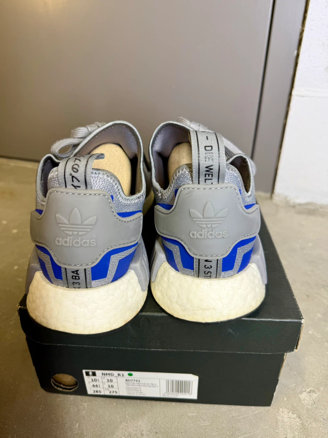 Adidas NMD_R1 Grey and Blue US 10.5 - photo 5