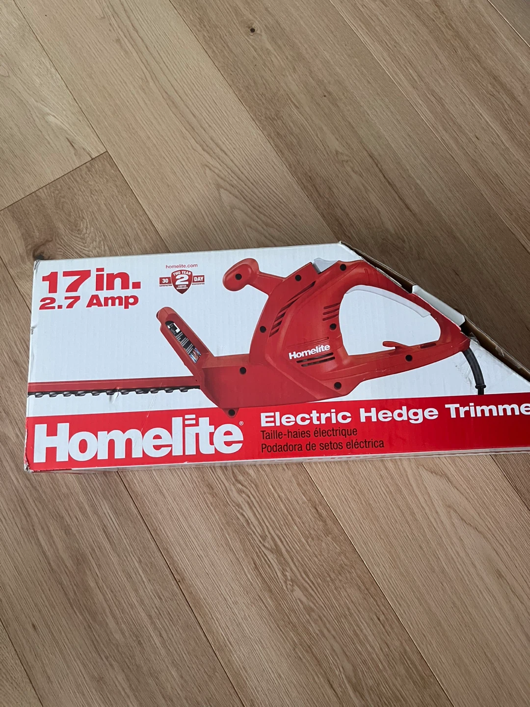 Homelite 17 in. Electric Hedge Trimmer - 2.7 Amp