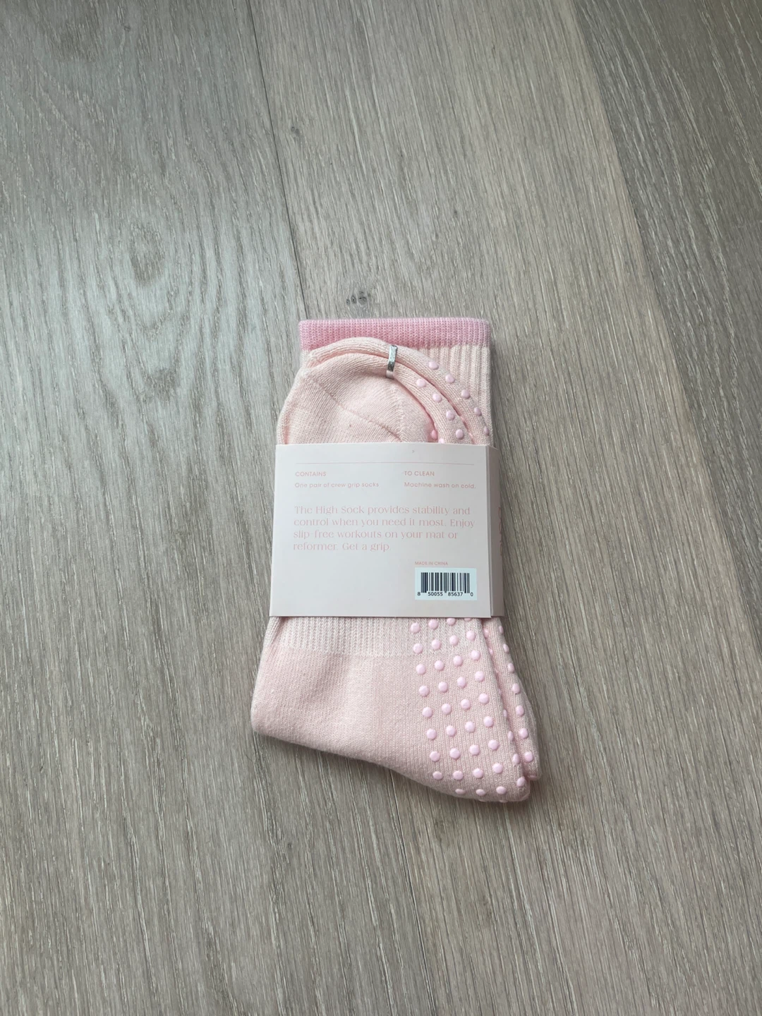 Bala The High Sock - Medium, Blush Pink - photo 2