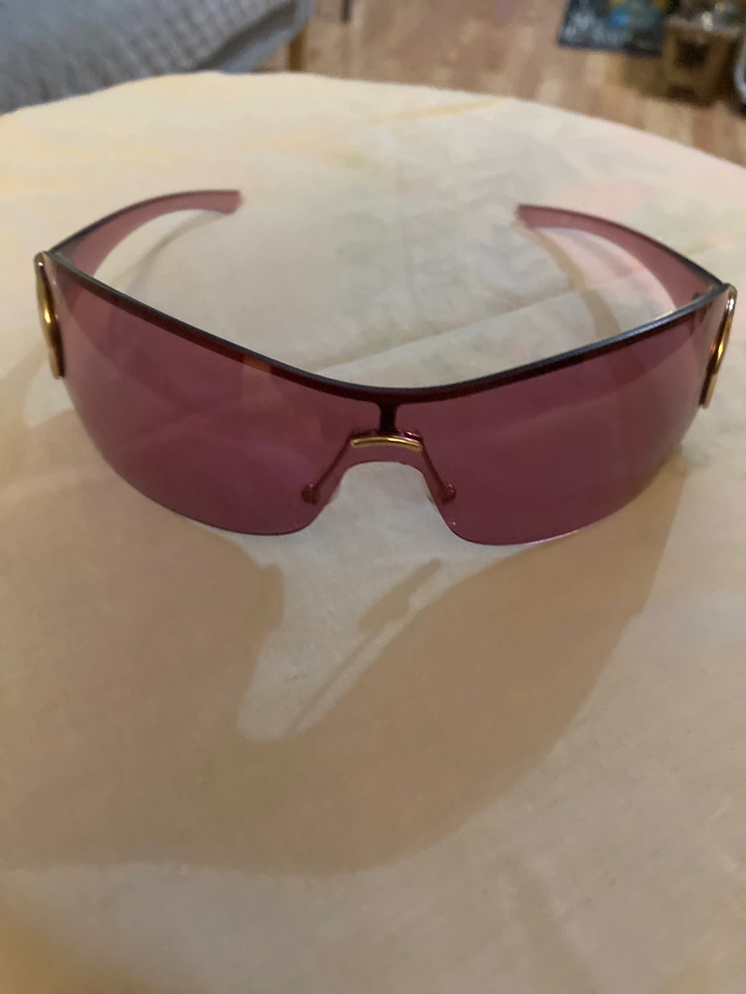 Gucci Pink Shield Sunglasses