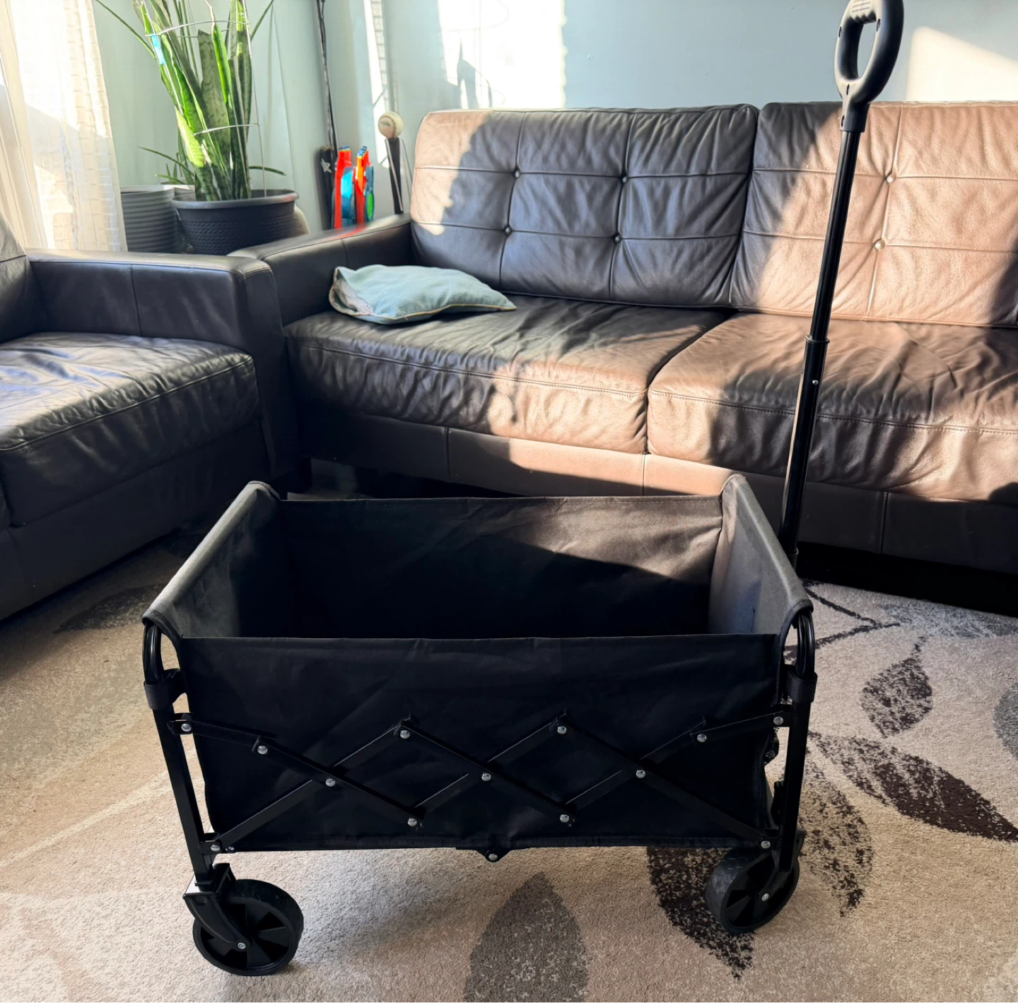 Black Folding Wagon from Amazon