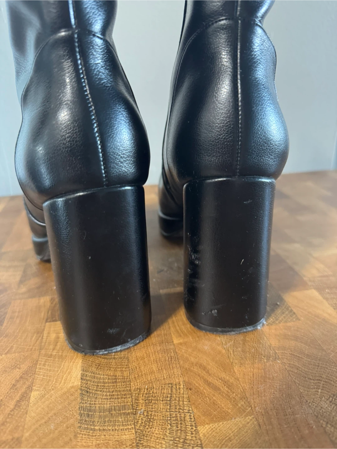 Black Platform Ankle Boots - photo 3