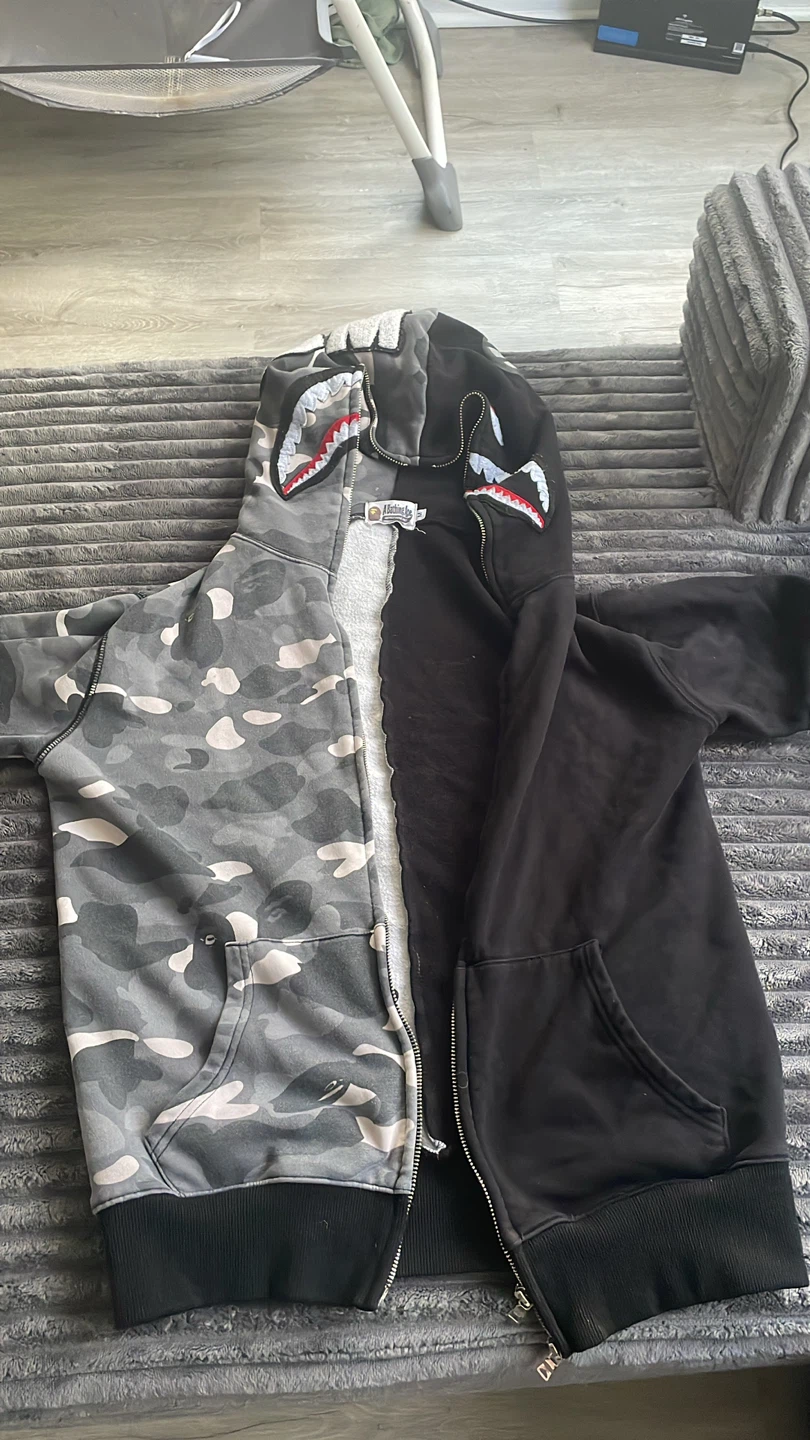 BAPE Full Zip Shark Hoodie