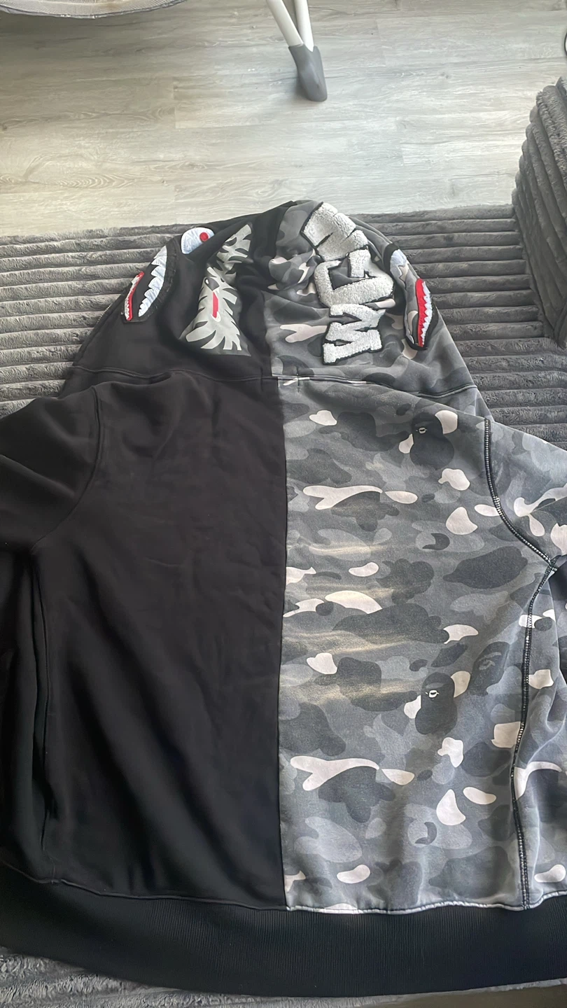 BAPE Full Zip Shark Hoodie - photo 2
