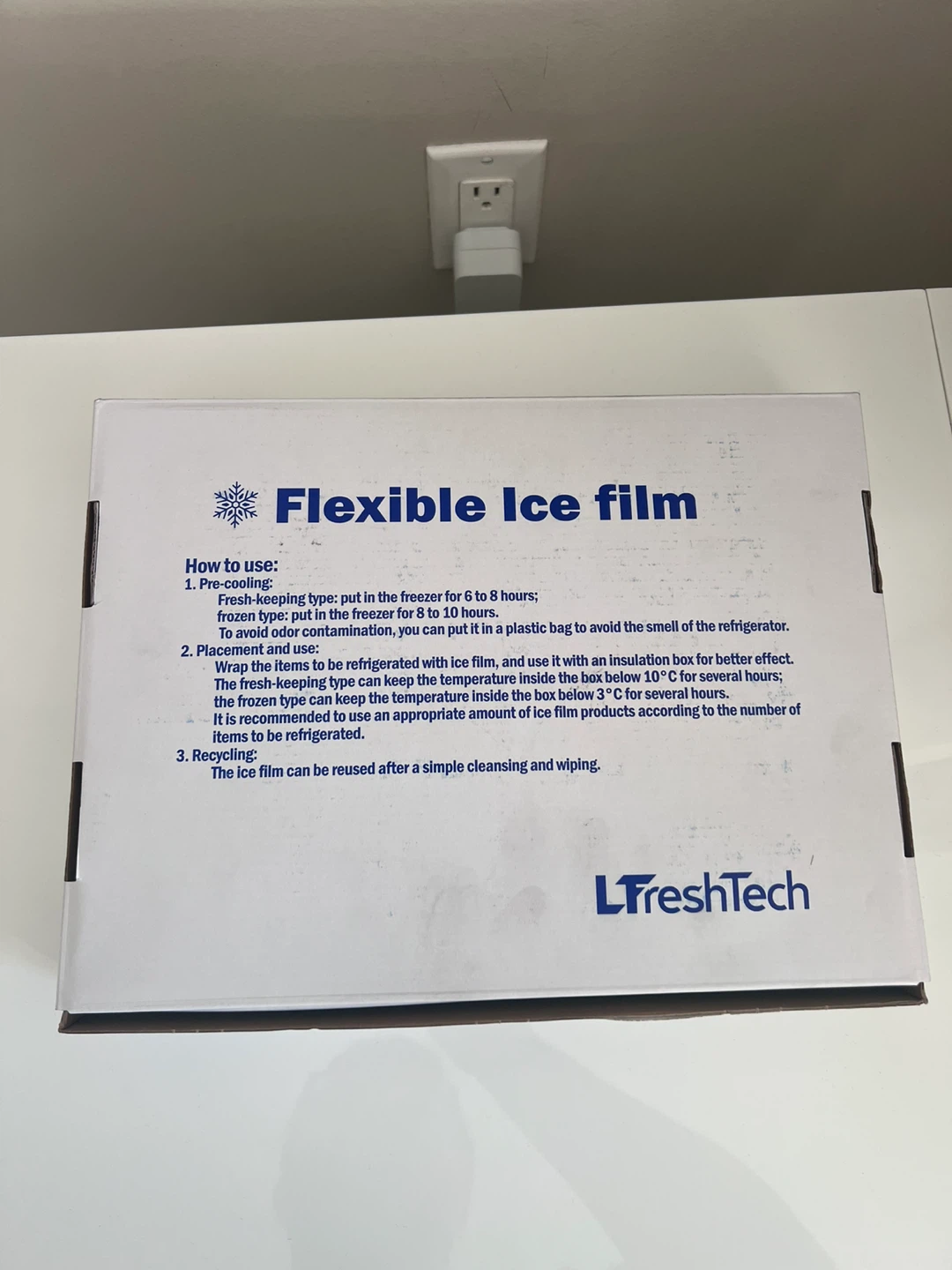 LFreshTech Flexible Ice Film - 3 Sheets - photo 2