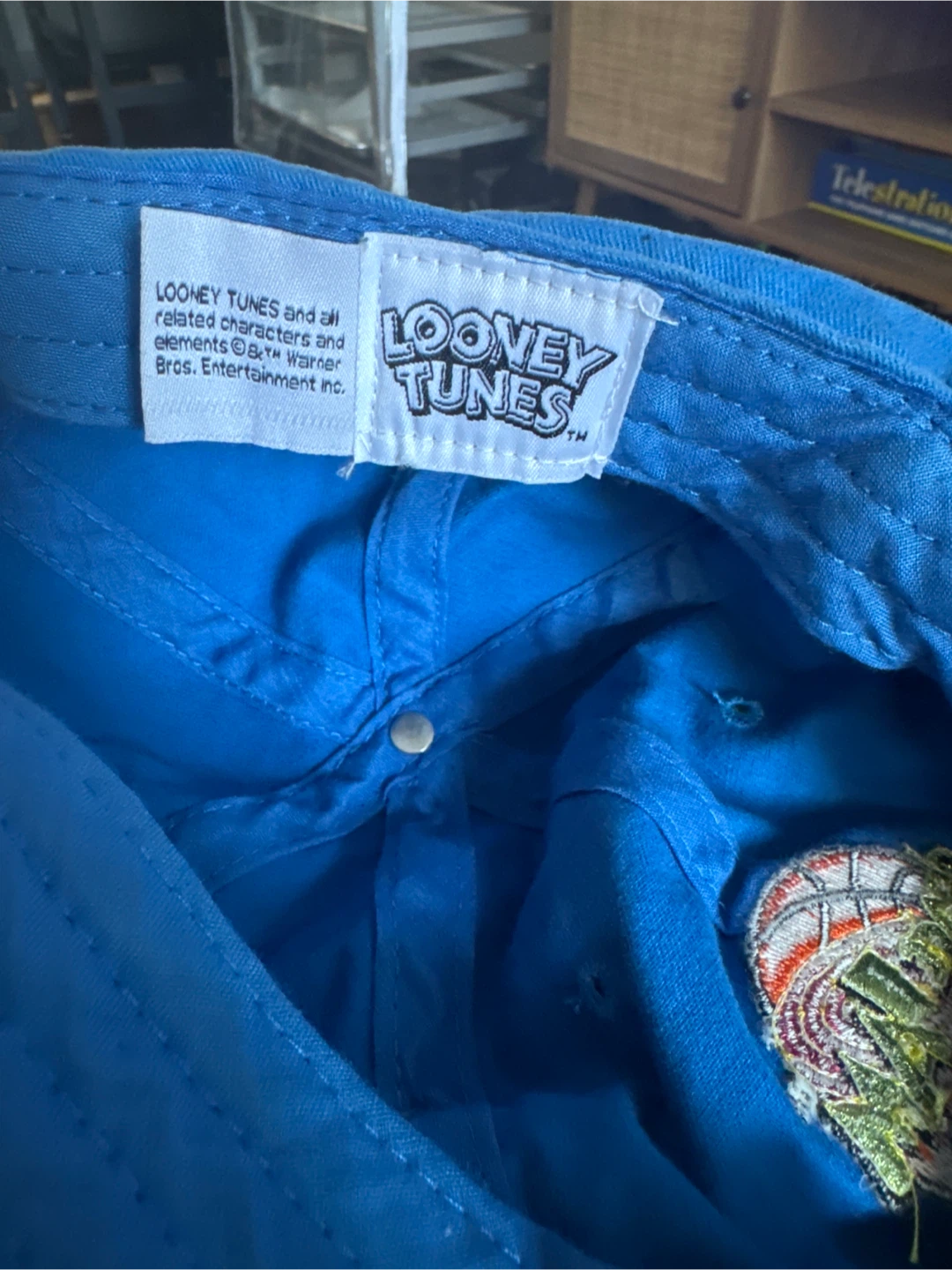 Blue Looney Tunes Space Jam Baseball Cap - photo 3