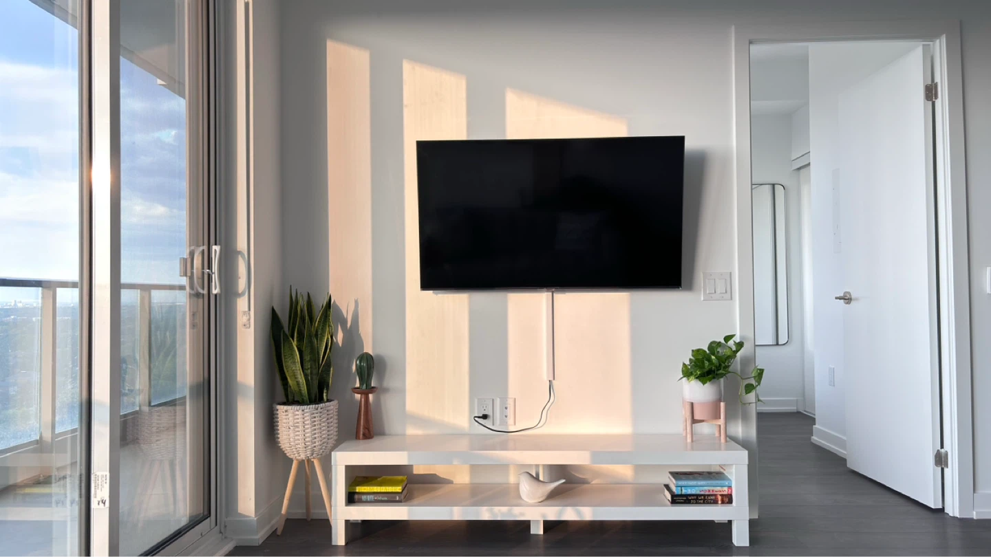 White TV Stand