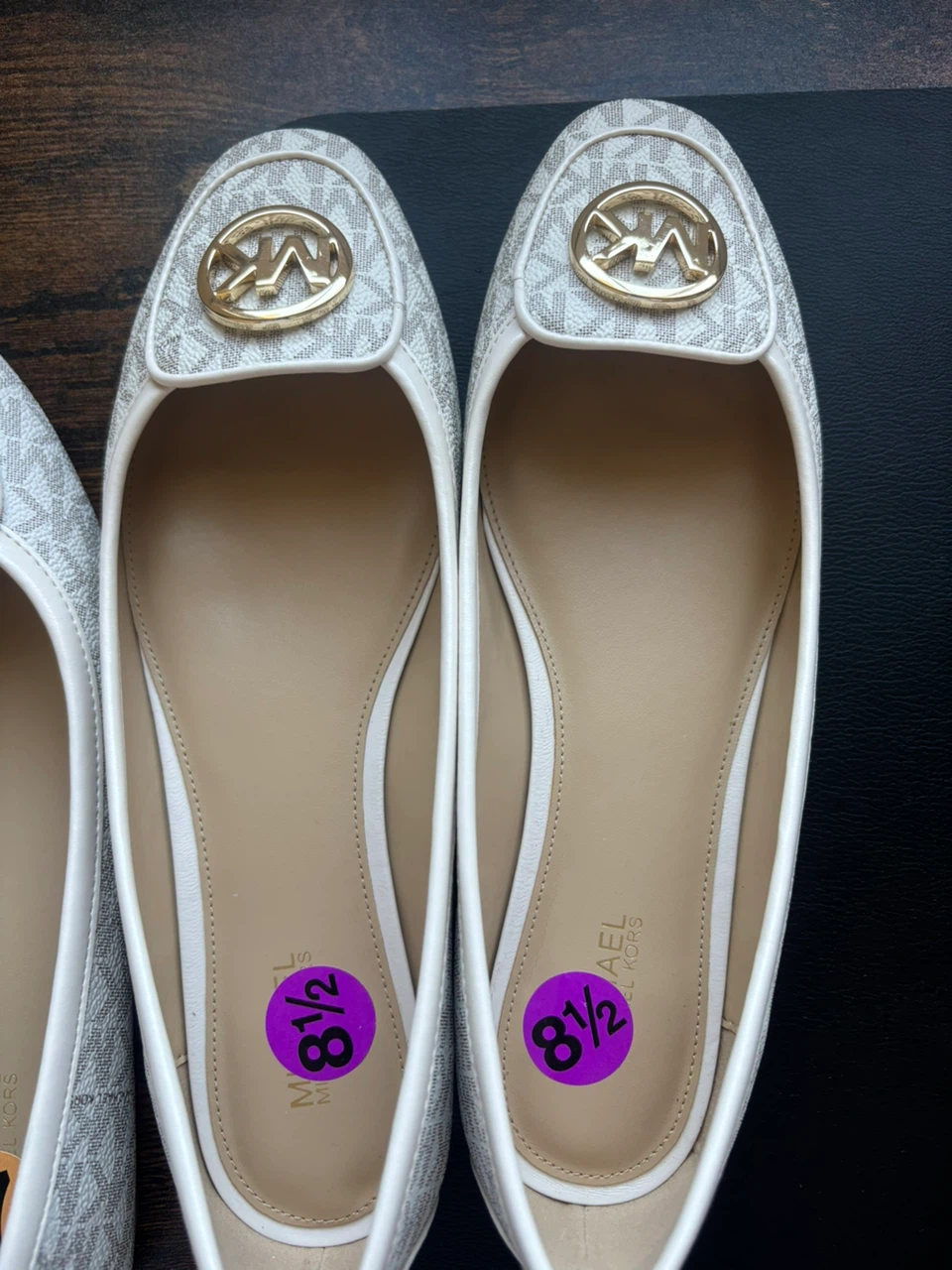 Michael Kors MK Logo Ballet Flats - Size 8.5