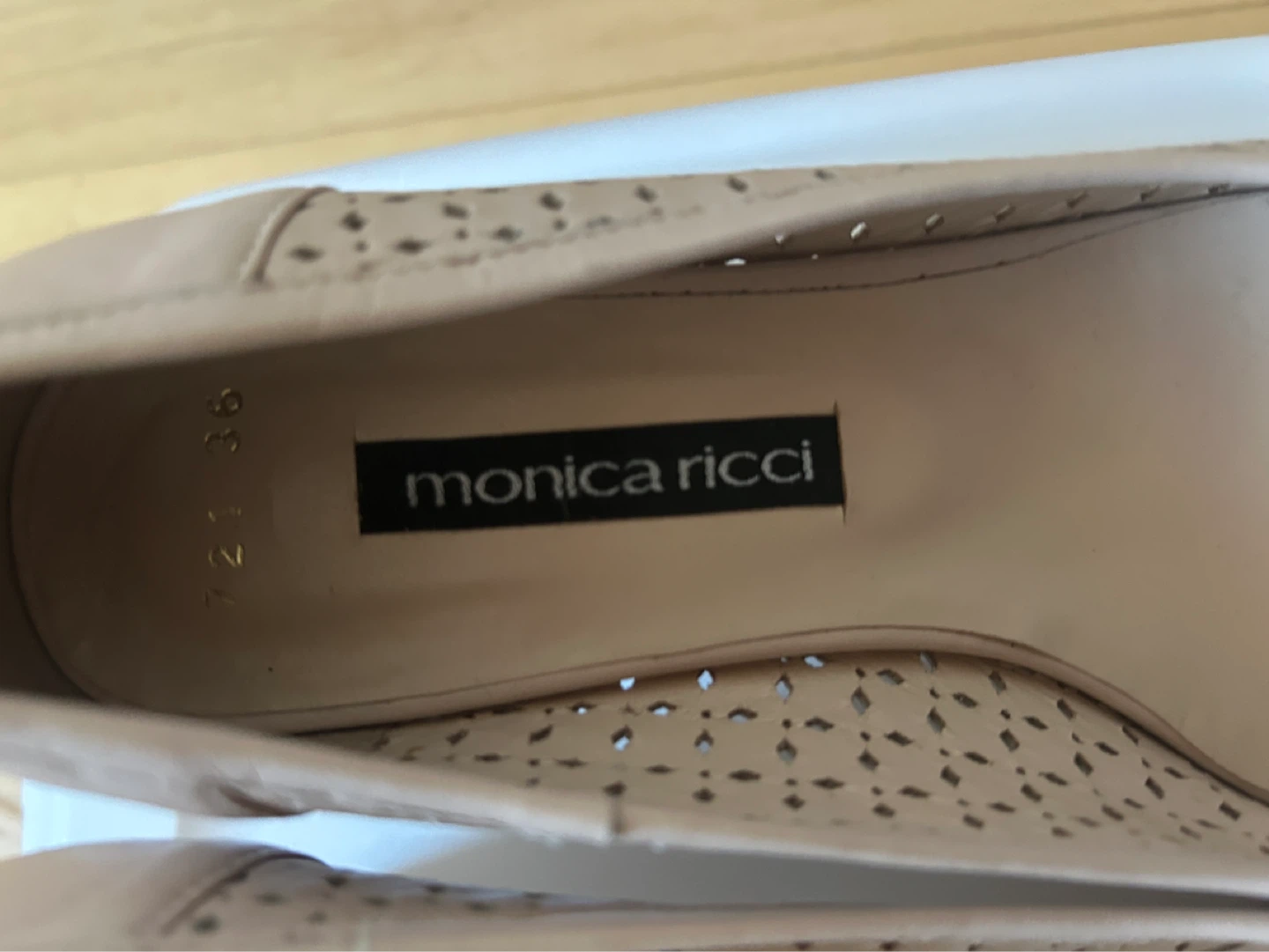 Monica Ricci Women's Peep Toe Heels Size 36 - photo 4