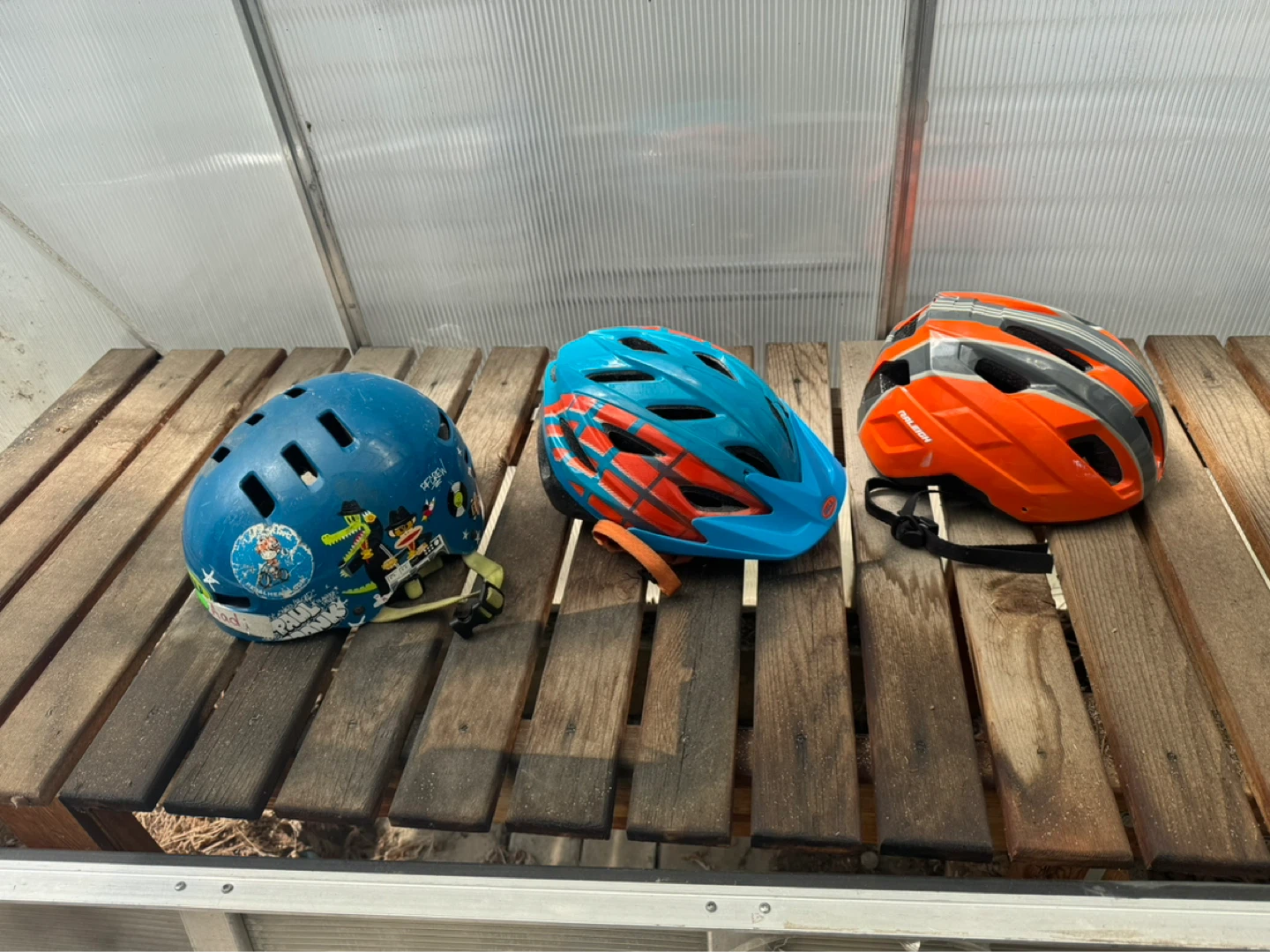 Bike Helmets. $5-$10 each