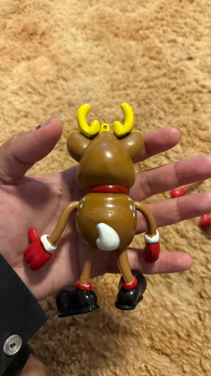 Set of 2 Bendable Reindeer Christmas Figures - photo 4