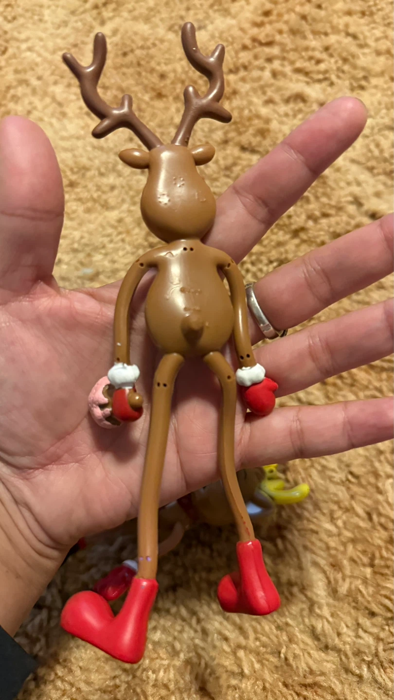 Set of 2 Bendable Reindeer Christmas Figures - photo 5