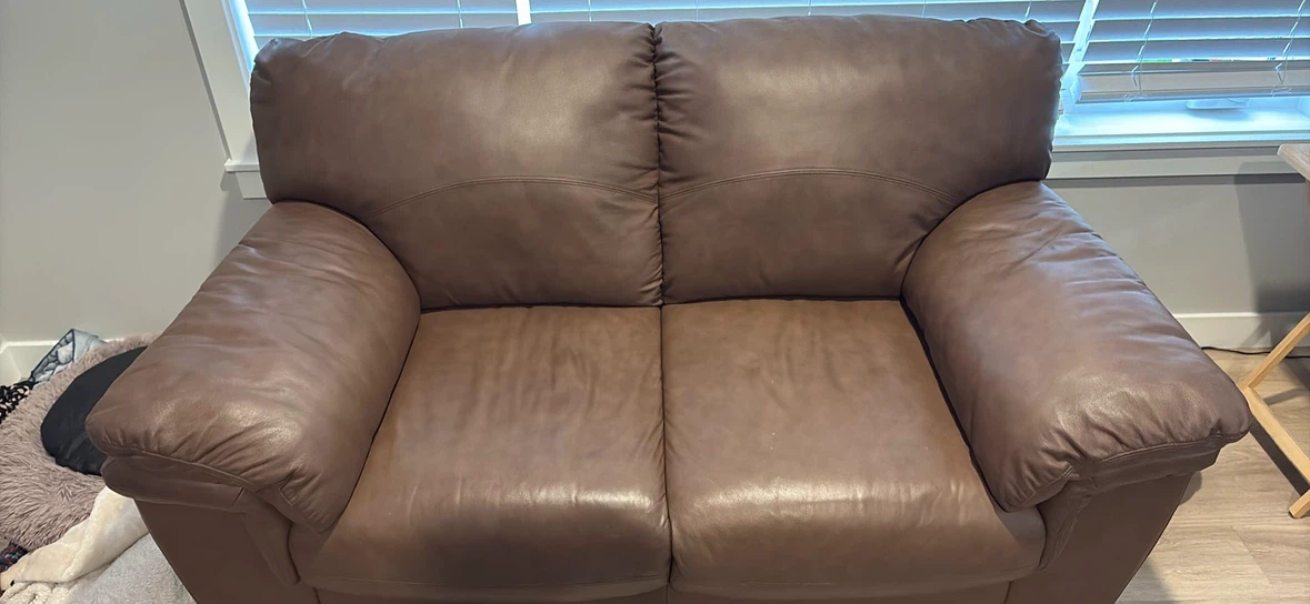 Couch and loveseat leather - photo 3