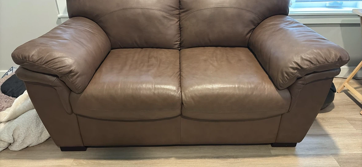 Couch and loveseat leather - photo 4