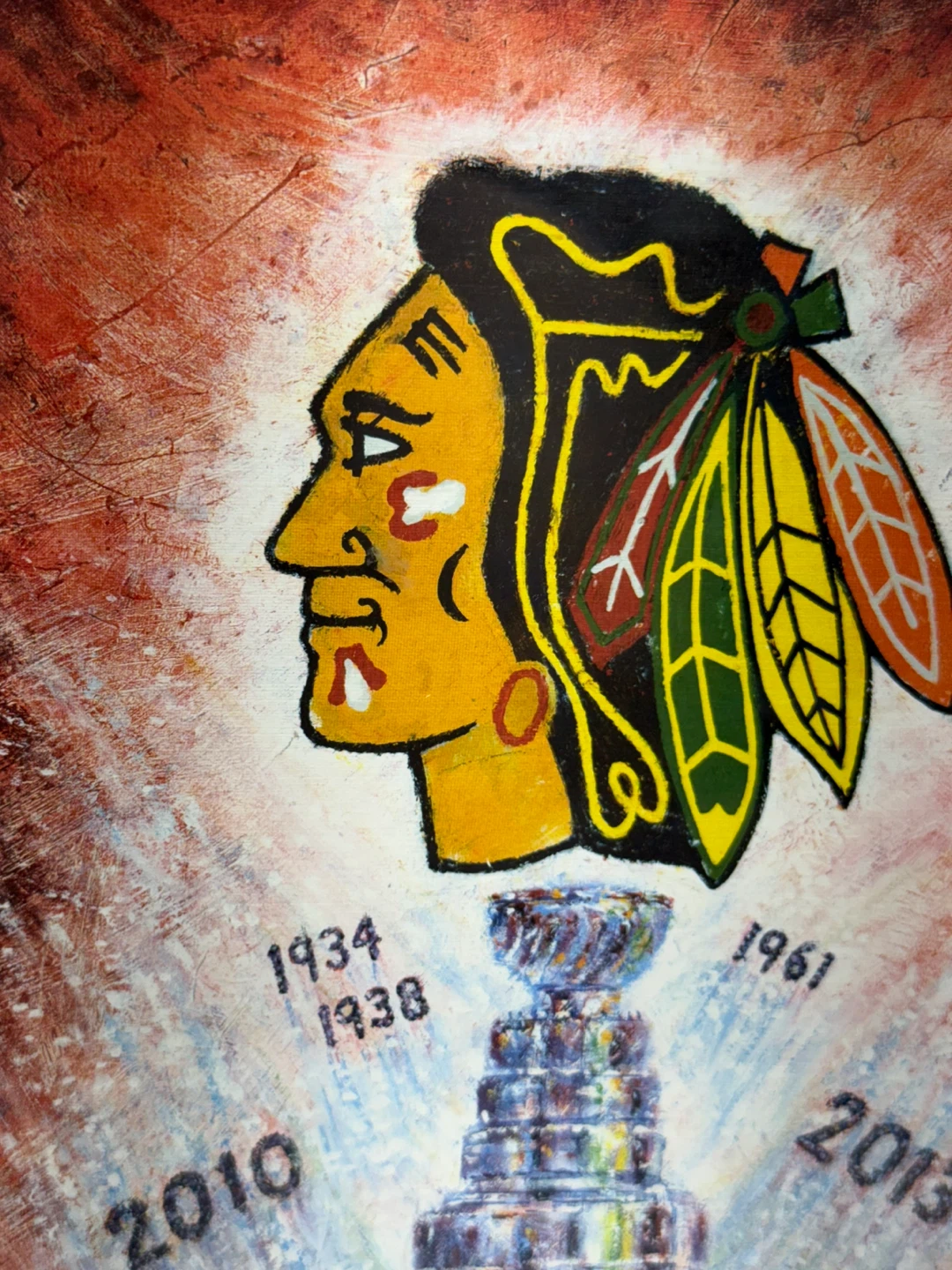 Chicago Blackhawks Stanley Cup Champions Framed Artwork - photo 4