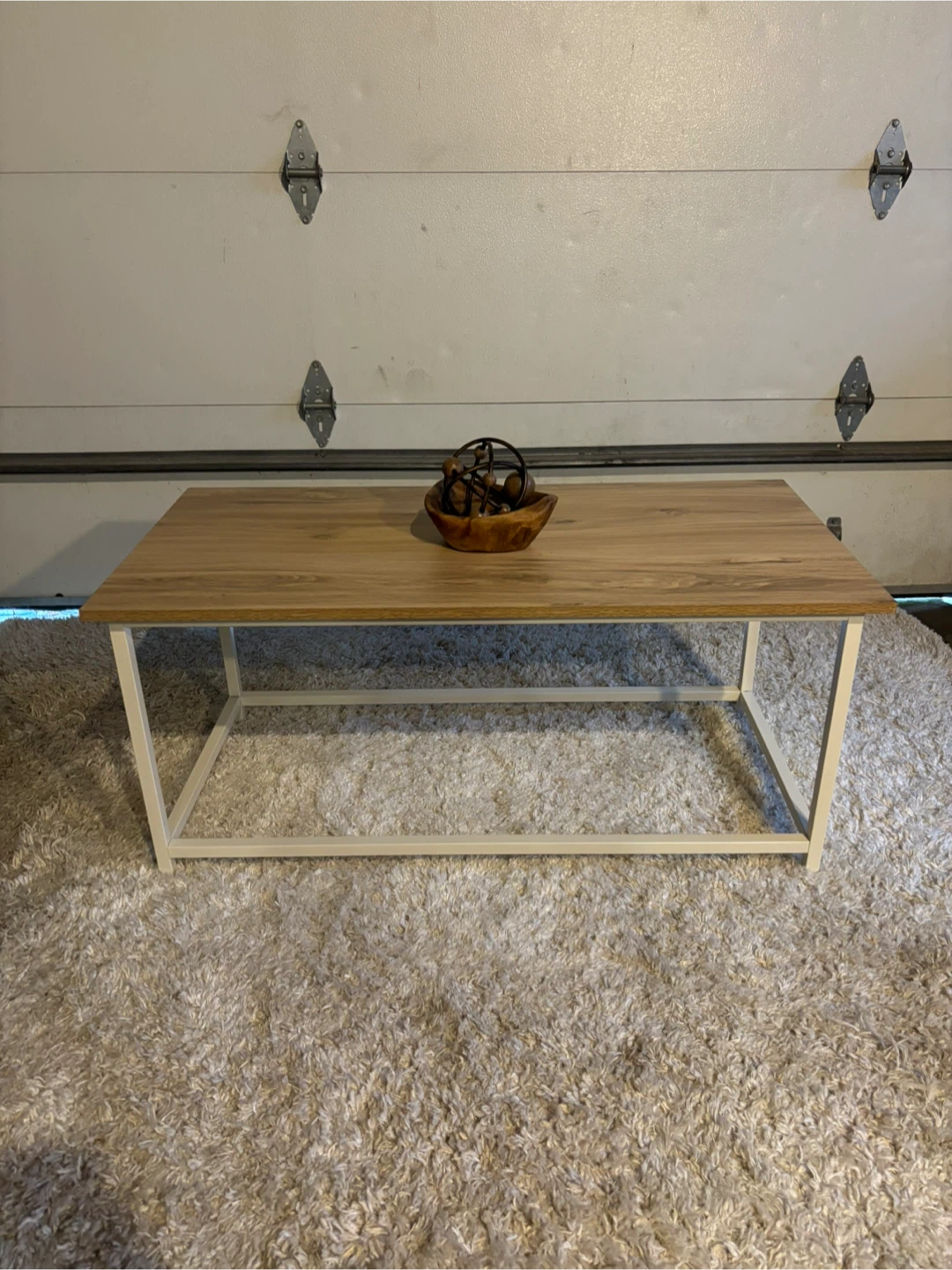 Modern Wood Top Coffee Table