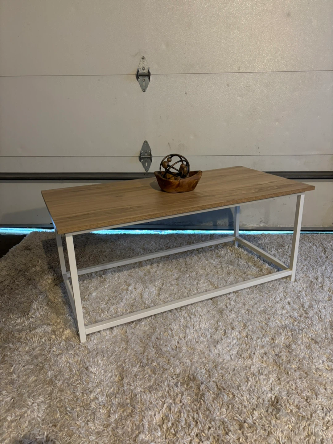 Modern Wood Top Coffee Table - photo 2