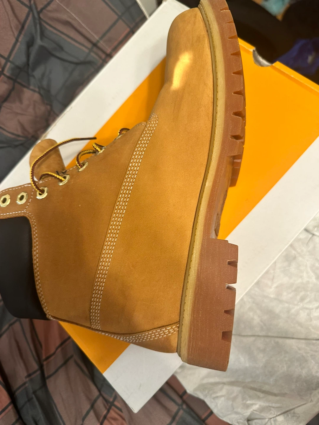 Timberland Premium 6" Waterproof Boot - Wheat Nubuck - Size 10 - photo 2