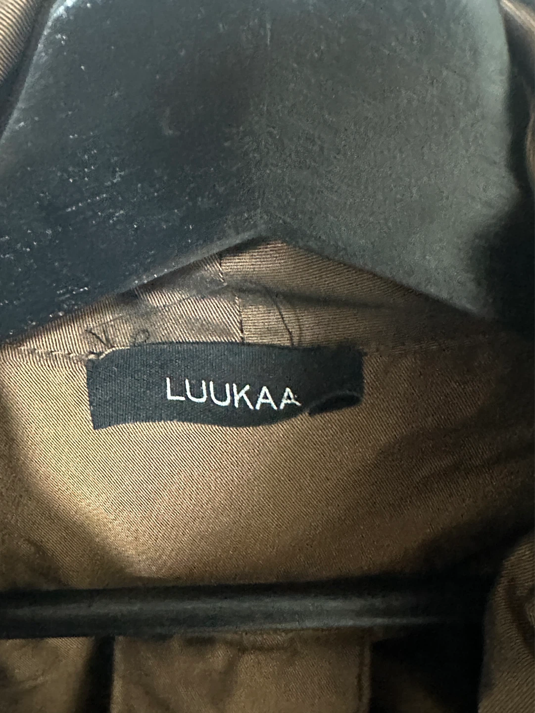 Designer Luukaa brown metallic sheen jacket - photo 2