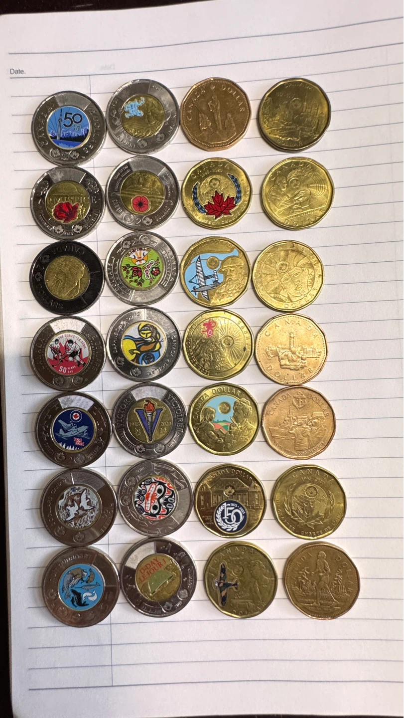 Collection of Canadian Commemorative Coins