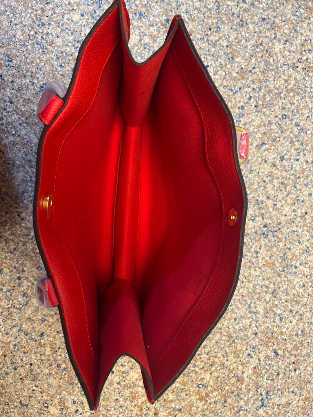 Elizebath Arden Red Tote Bag with Studs - photo 3