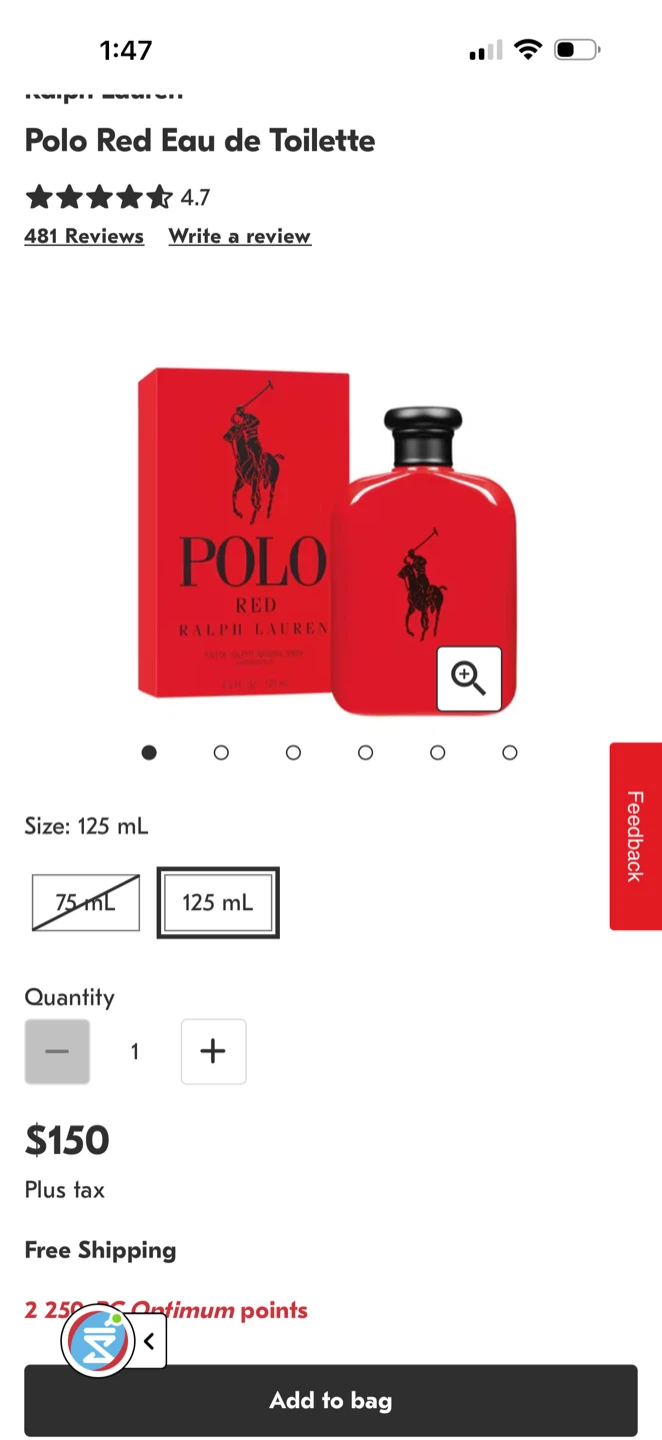 Ralph Lauren Polo Red Eau de Toilette – 125ml - photo 3
