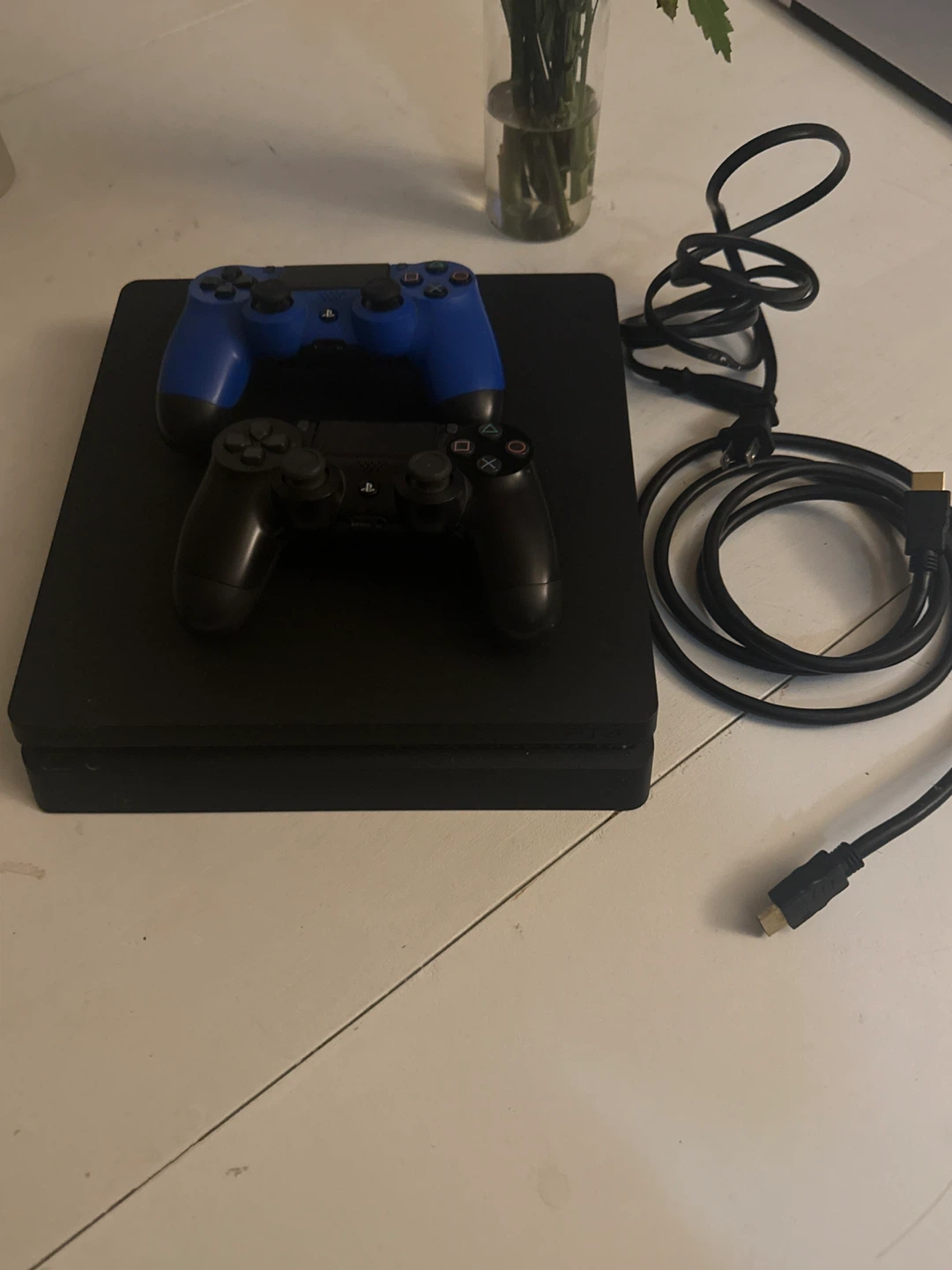 PlayStation 4 Slim Console with 2 Controllers - photo 3