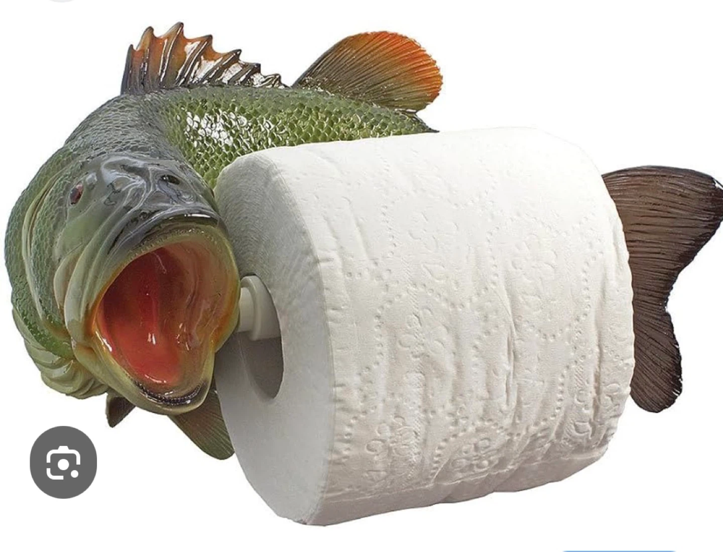 Streamline Largemouth Bass Toilet Paper Holder