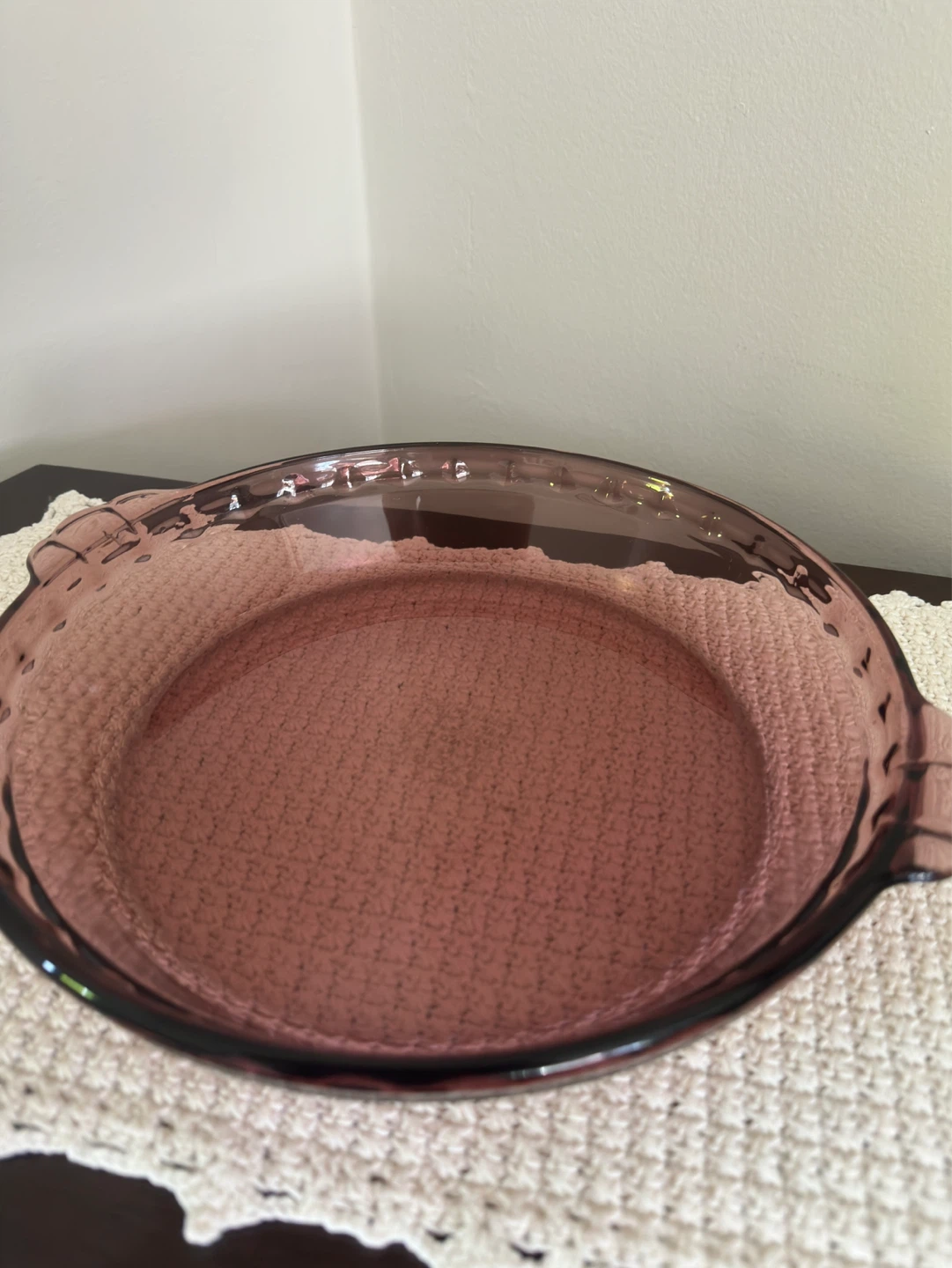 Pyrex Purple Glass Pie Plate - photo 2