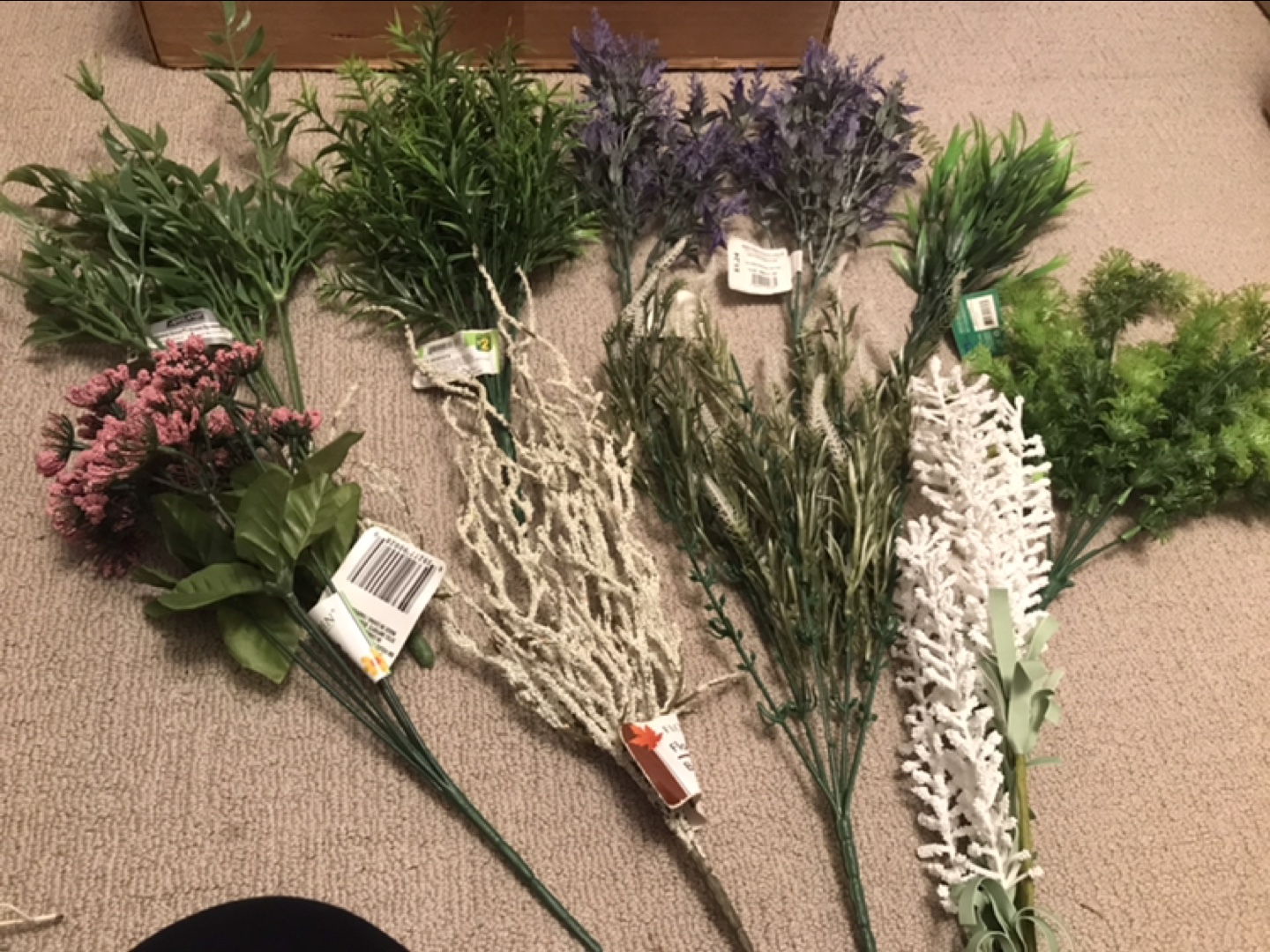 Assorted Artificial Floral Stems - Craft & Decor
