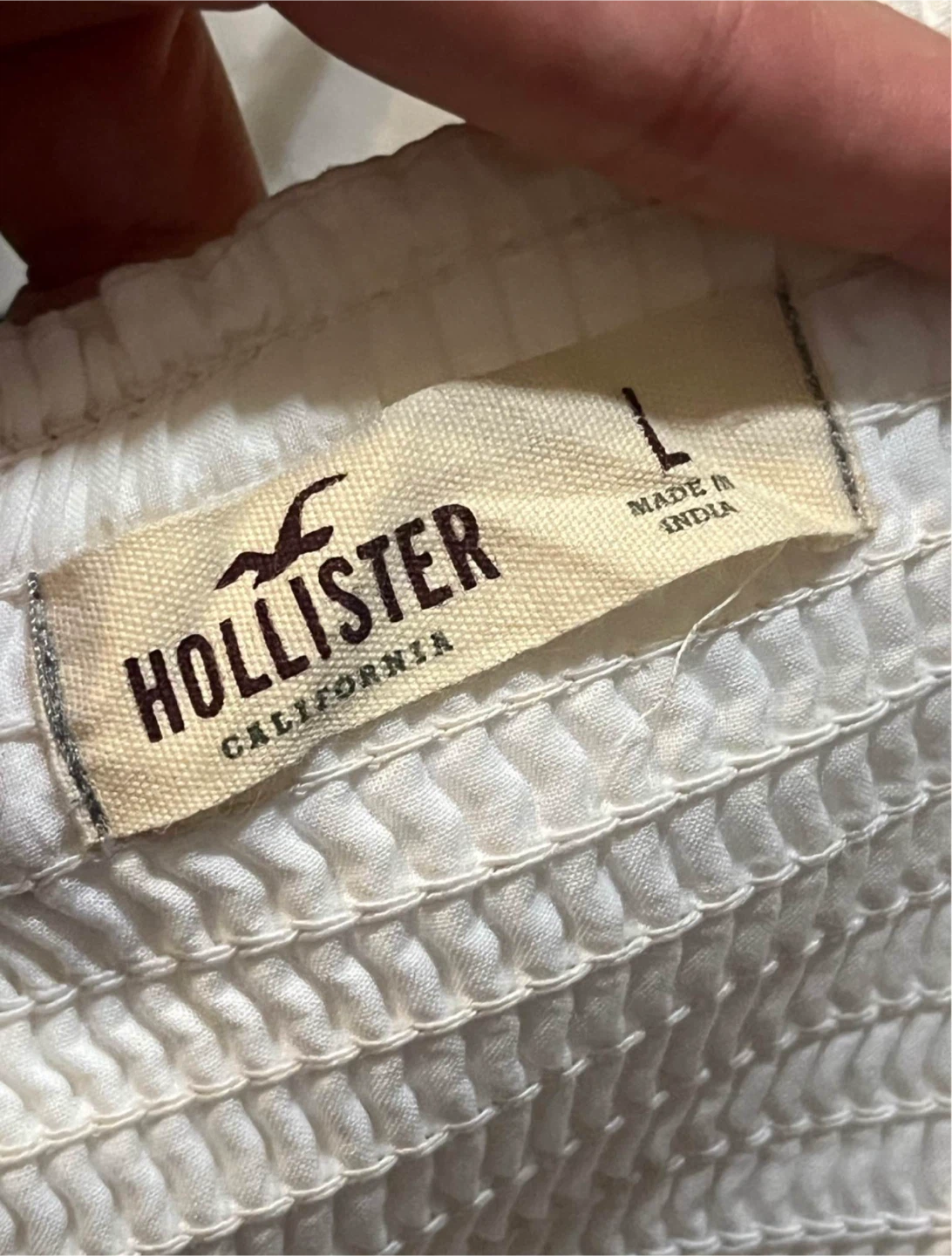 White Hollister Strapless Mini Dress - photo 5