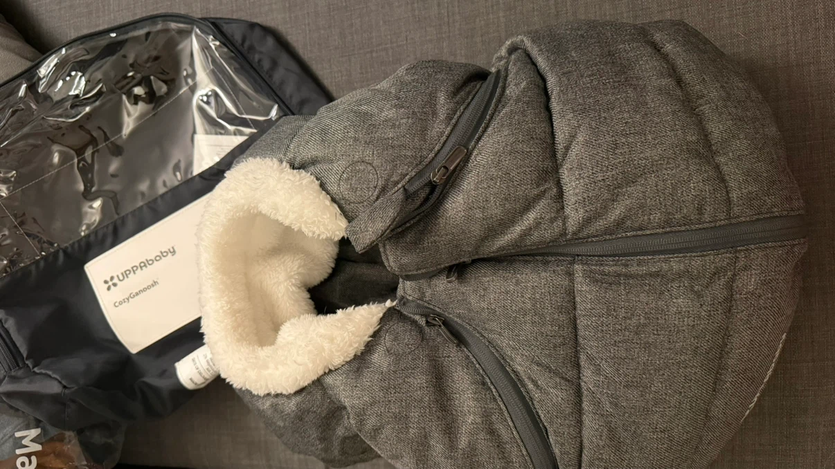 UPPAbaby CozyGanoosh Infant Footmuff - Charcoal Melange - photo 4
