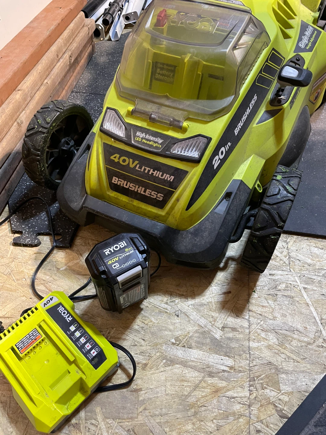 Ryobi 40V Lithium 20-inch Brushless Walk Behind Push Lawnmower - photo 3