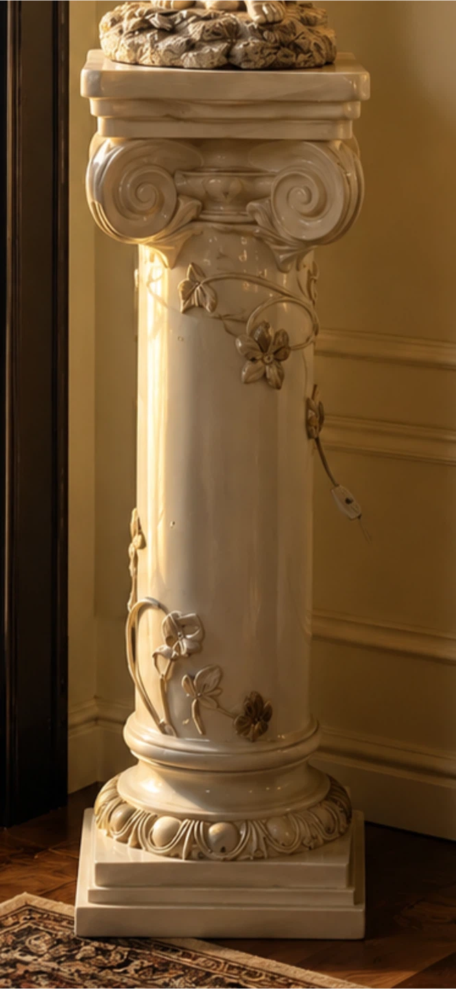✨ Elegant Cherub Pedestal Lamp - photo 3