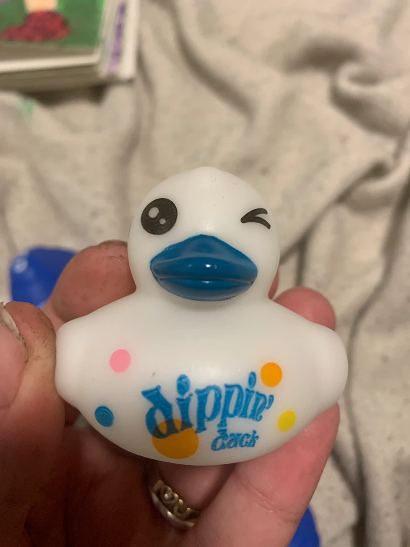 Dippin' Back Rubber Duck Toy