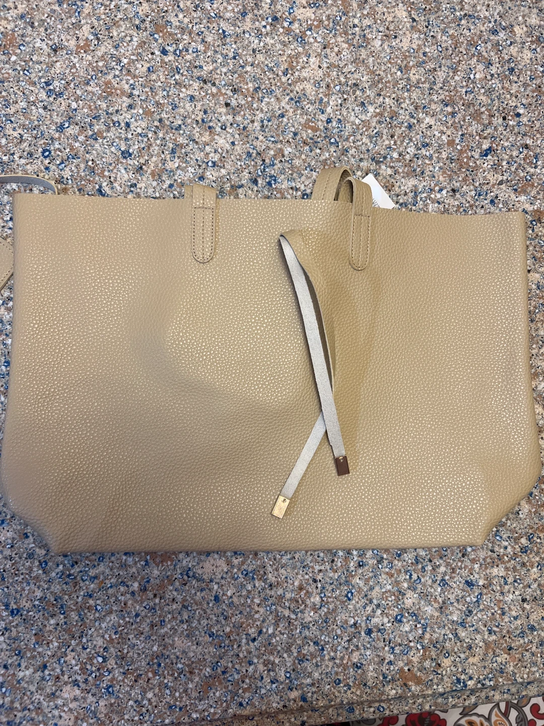 Neutral Tote Bag with Pouch - photo 3
