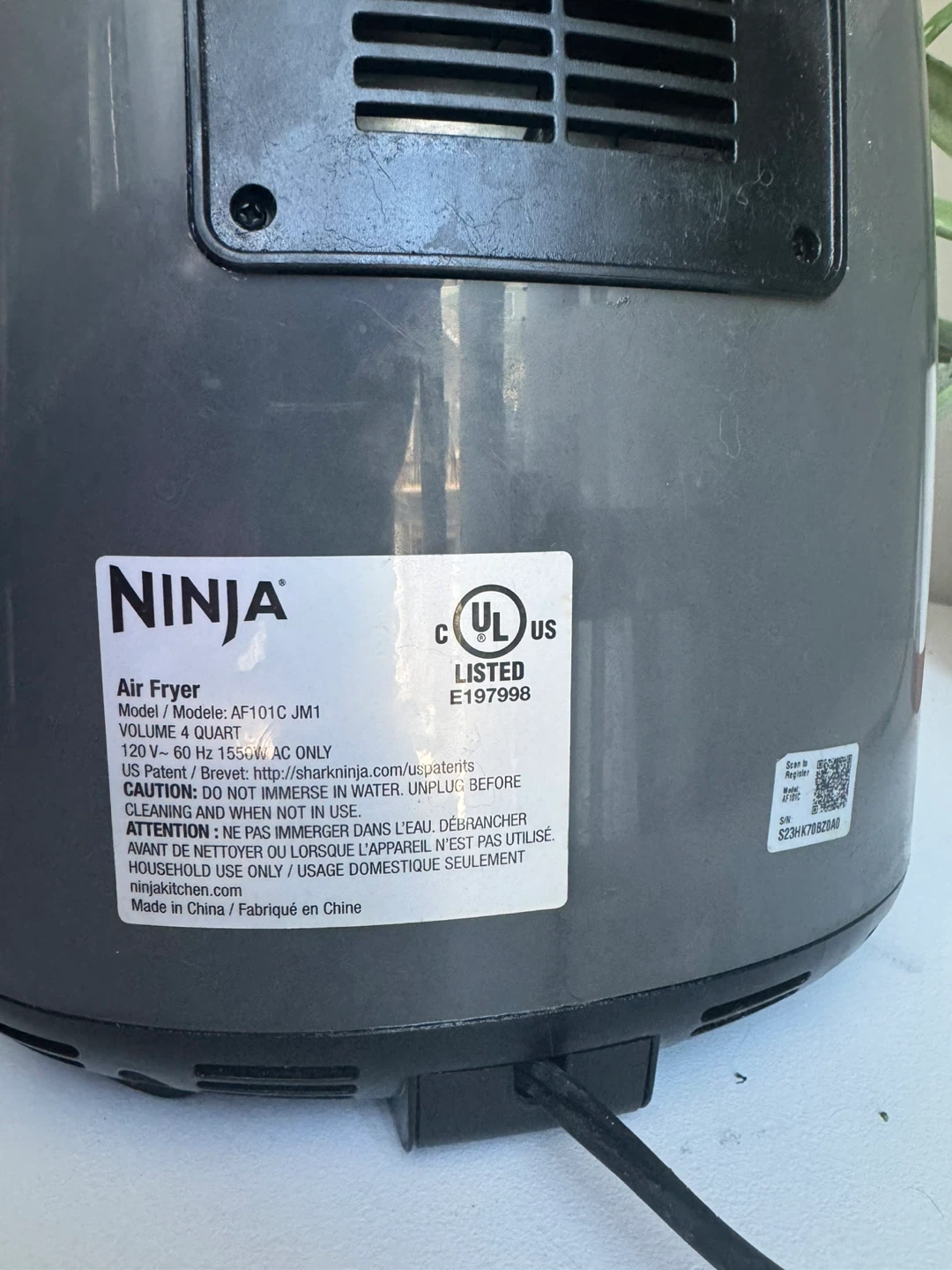 Ninja Air Fryer AF101C JM1 - photo 3