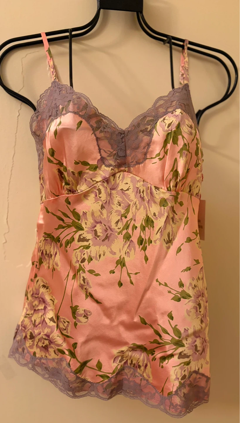 Gold Hawk Floral Lace Cami