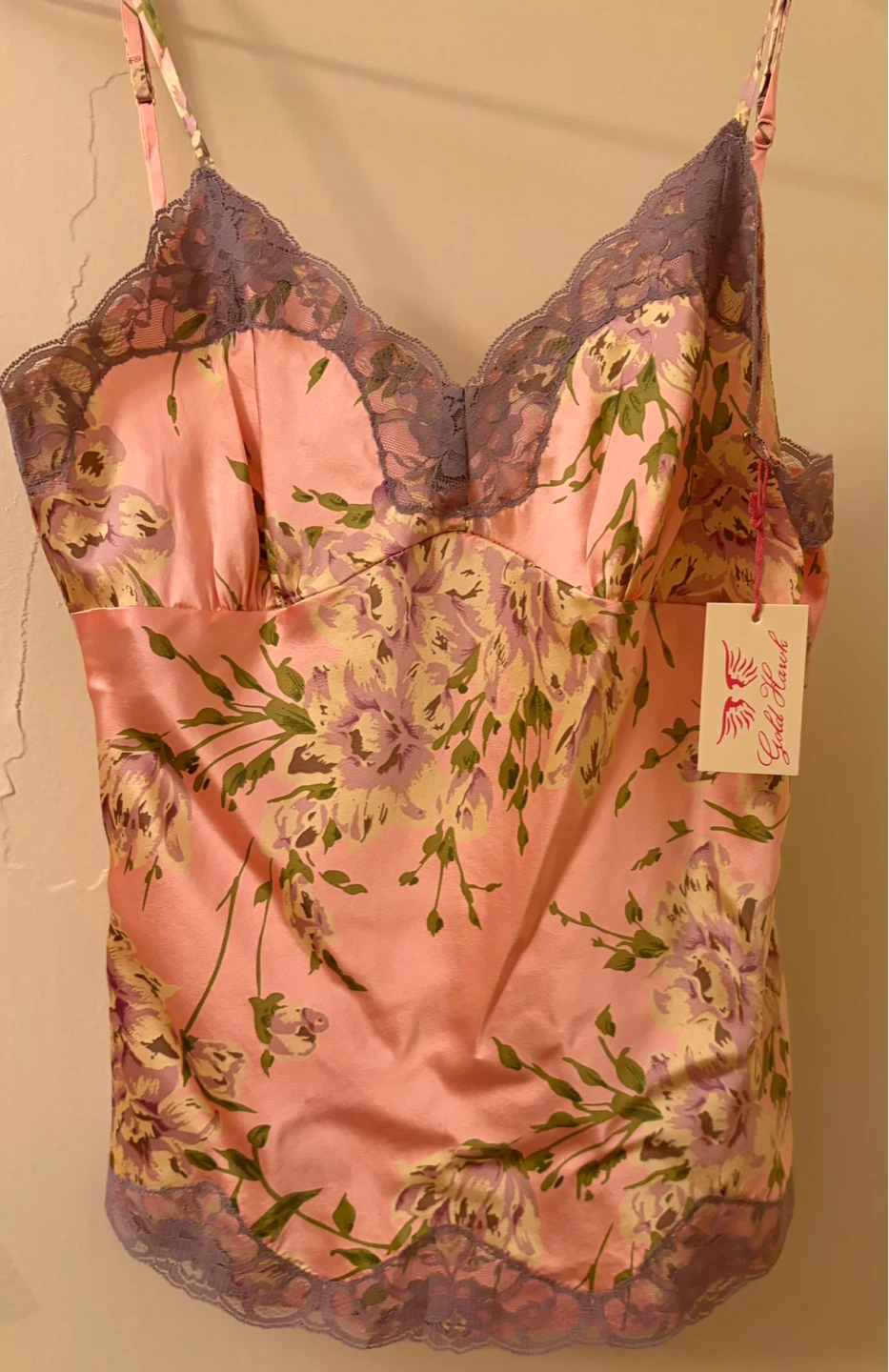 Gold Hawk Floral Lace Cami - photo 5