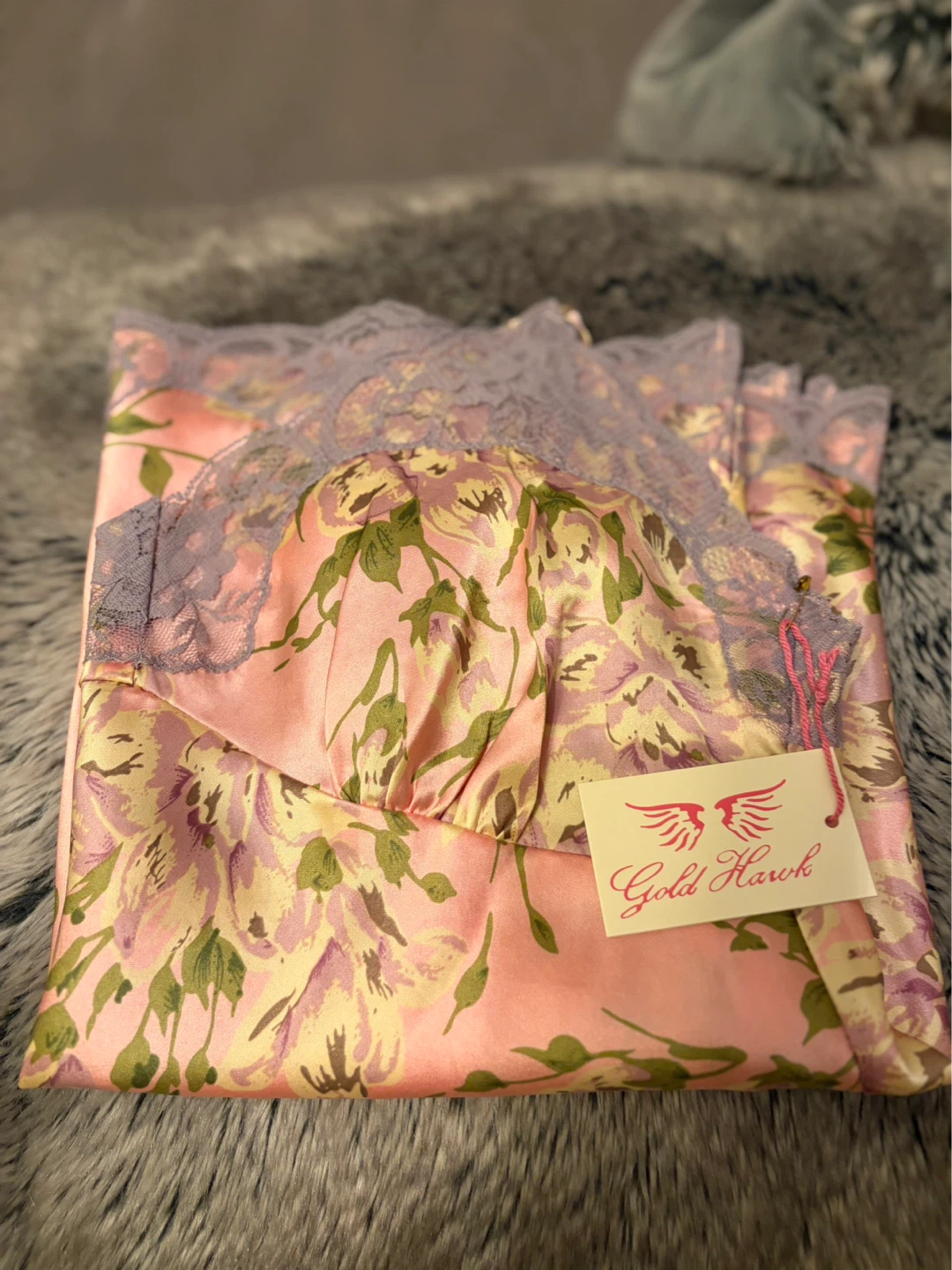 Gold Hawk Floral Lace Cami - photo 3