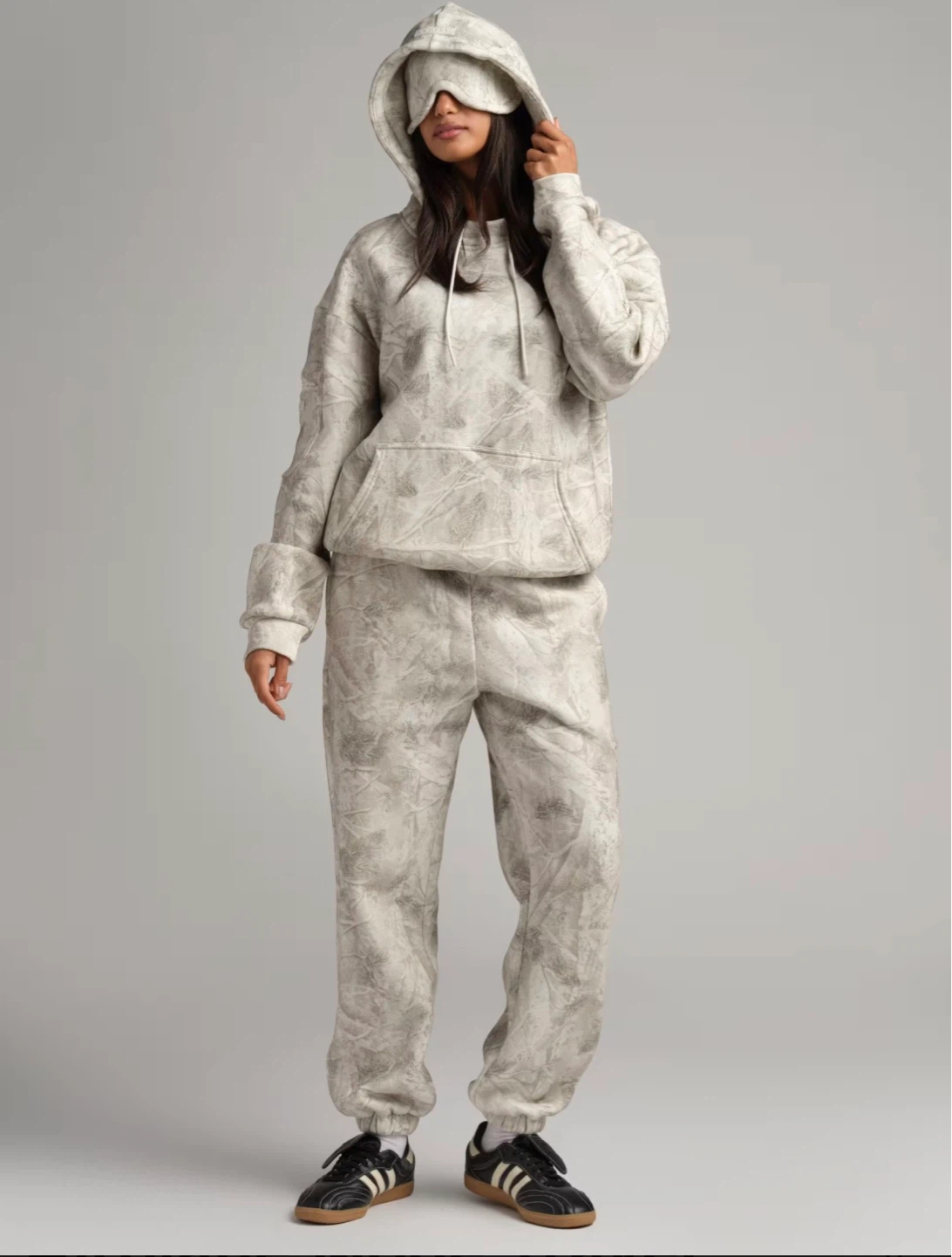 Camo Comfrt Airplane Mode Travel Hoodie and Sweatpants Set
