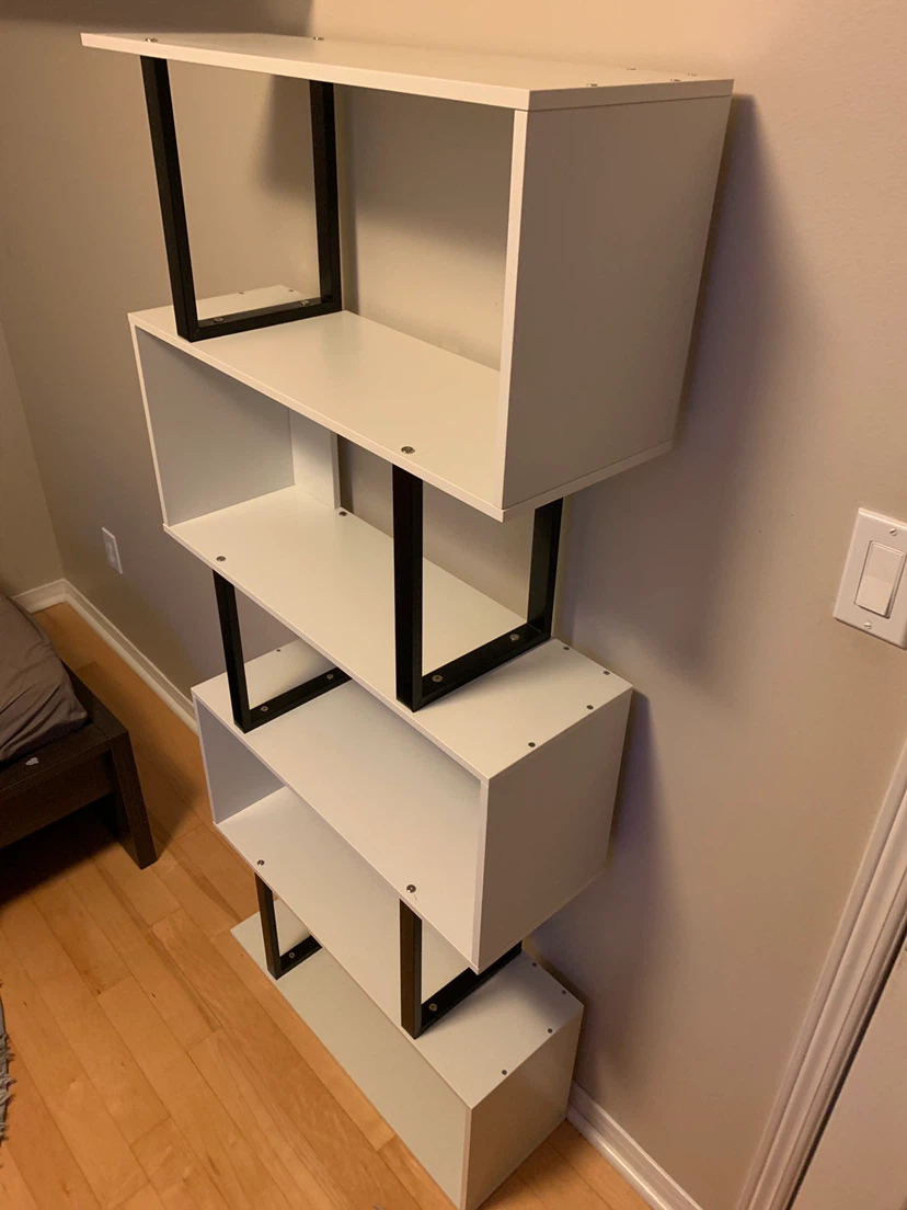 White modern shelf - photo 2