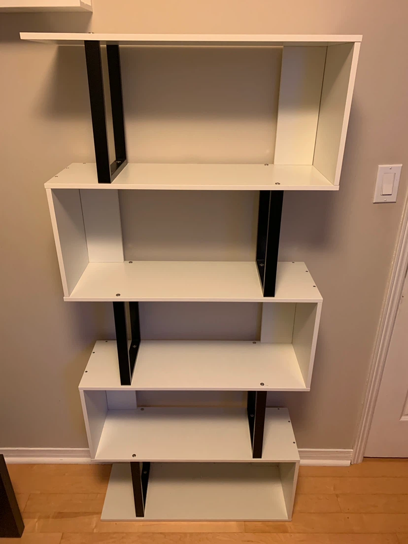 White modern shelf - photo 3