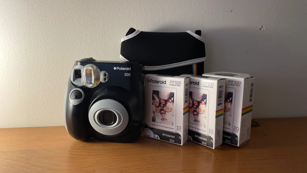 NEW Polaroid 300 Instant Camera + Case and Film