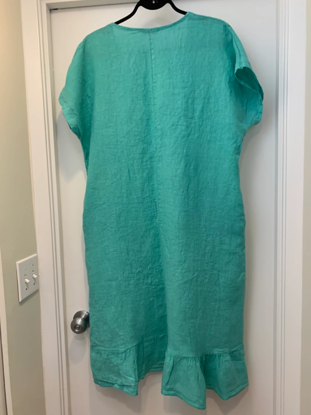 Teal Linen Dress - photo 3