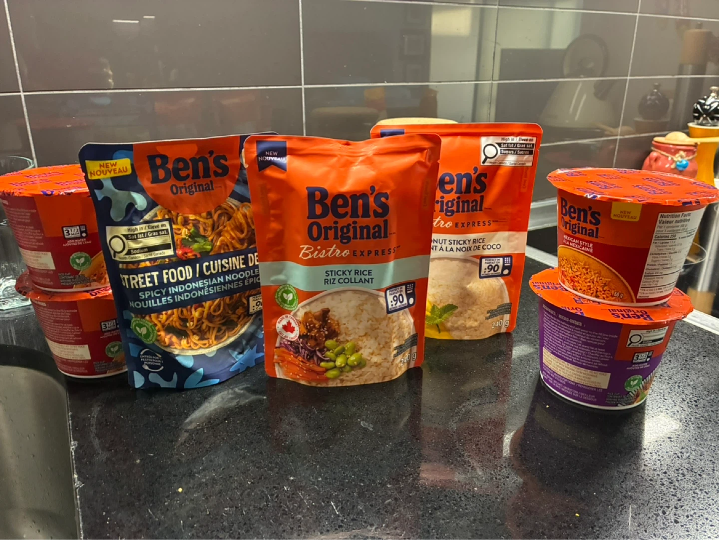 Ben's  variety Noodles & Sticky Rice brand new.