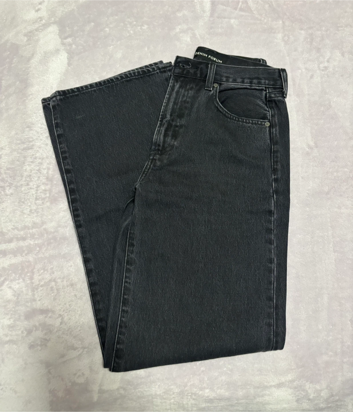 Denim Forum Farah Hi-Rise Wide Leg Jeans