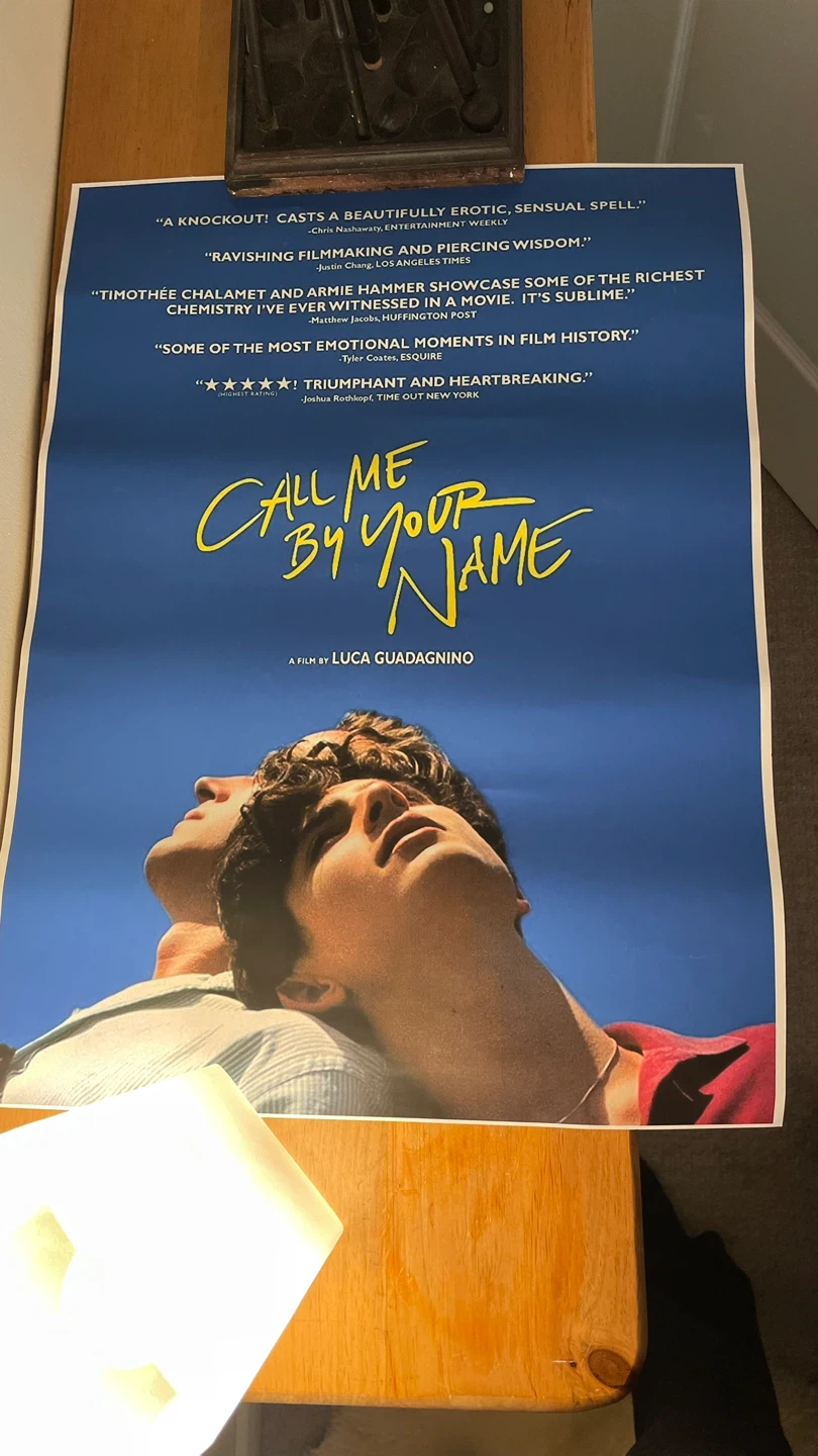 Call Me By Your Name Movie Poster