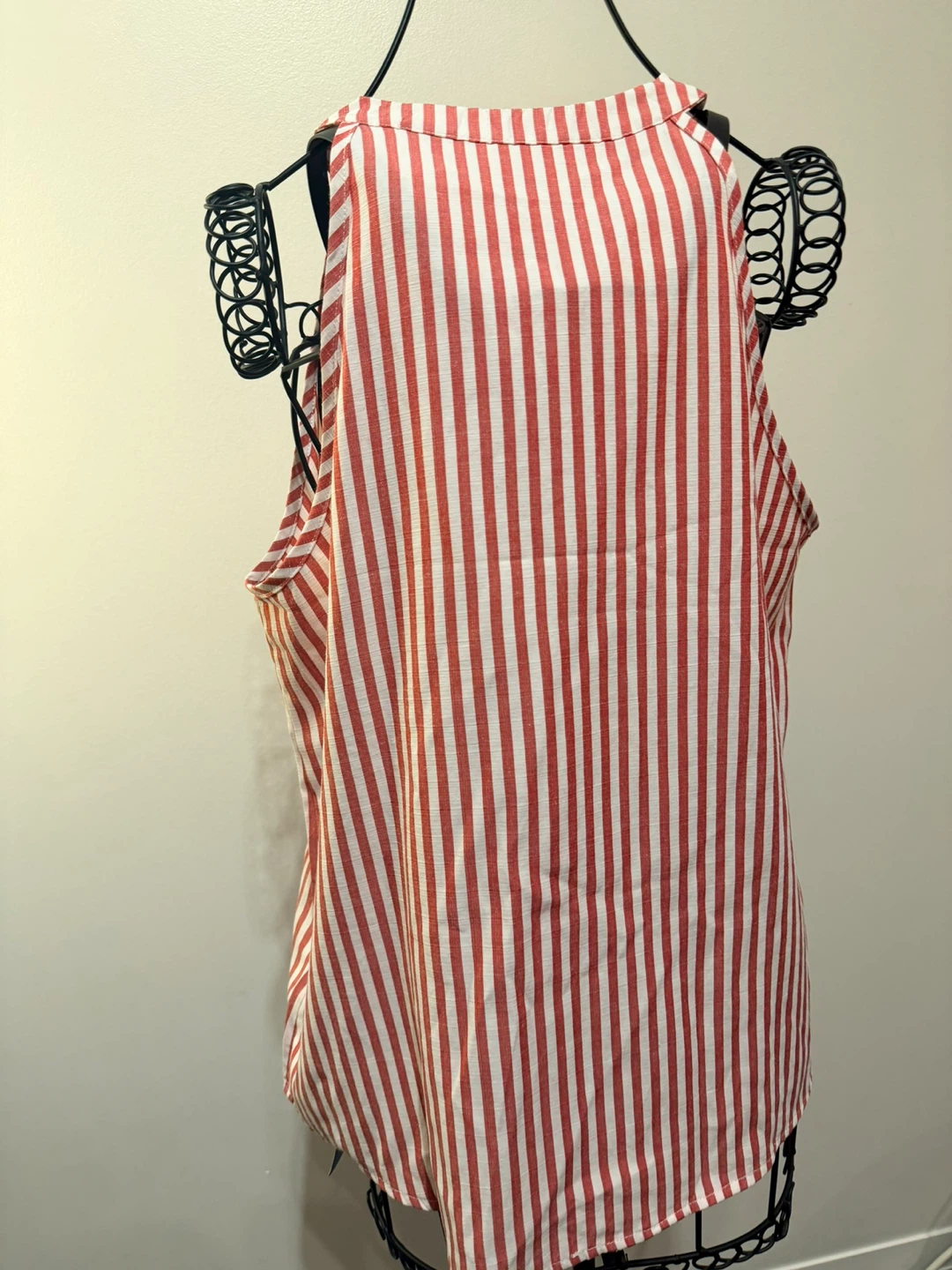 Red & White Striped  Top - photo 2