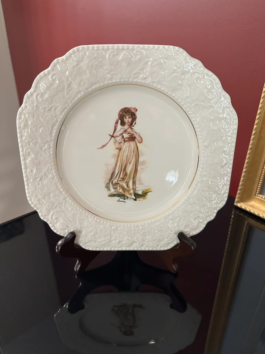 PINKY Lord Nelson Pottery Gainsborough Decorative Plate England - photo 3